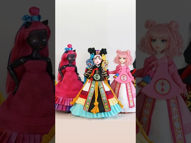 Dollightful Patterns Etsy now has the Fantasy Hanbok!