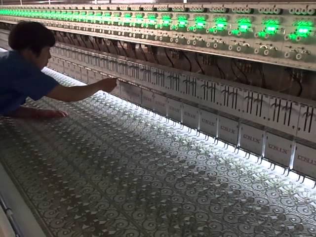 176 Needle Mini Schiffli Embroidery Machine