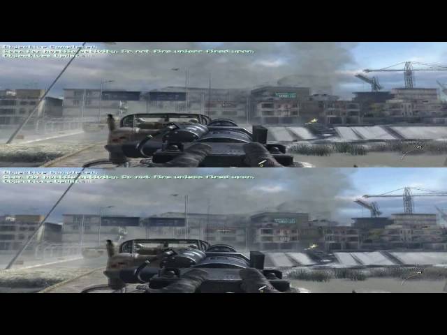 Call of Duty Modern Warfare 2 3D Game Clip in Stereoscopic 3D 1080p TRU3D
