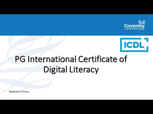 ICDL Learning & Assessment