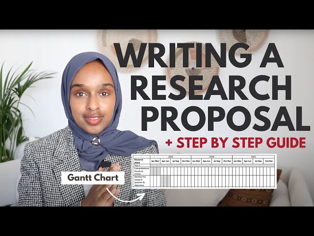 How To Write A Successful Research Proposal | EASY 3-STEP WRITING GUIDE