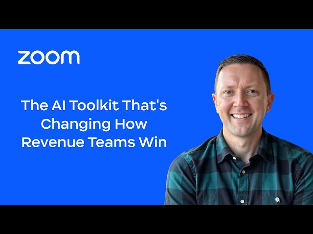 Zoom Revenue Accelerator: Introducing the New ZRA AI Toolkit