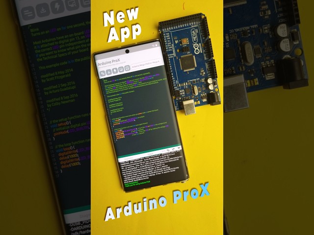 How to Program Arduino Mega with Android Phone | Arduino ProX App #arduinoproject #arduino