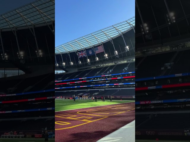 the stage is set 🔥 #football #NFL #London