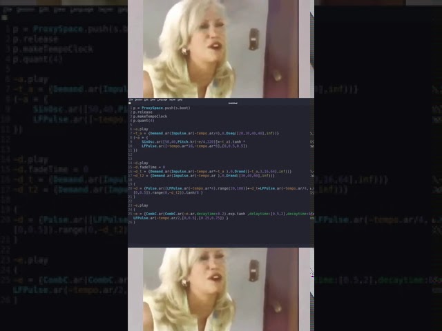 noise experiments Supercollider (instagram live)