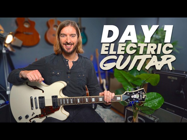 Electric Guitar Day 1 - Learn Your FIRST SONG Here! Free 10 Day Course