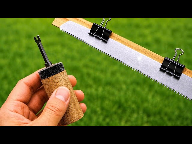 A simple way to sharpen saw blades to razor-sharp