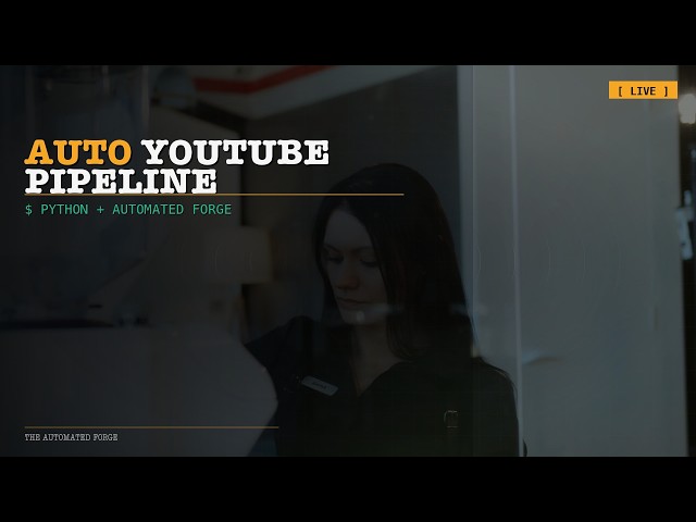 The Automated Forge: Unveiling a 43-Day Built YouTube Content Pipeline