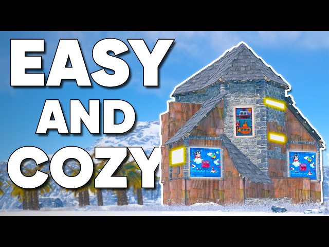 The ONLY Starter Base You’ll NEED in Rust - CHEAP & COZY Solo Bunker