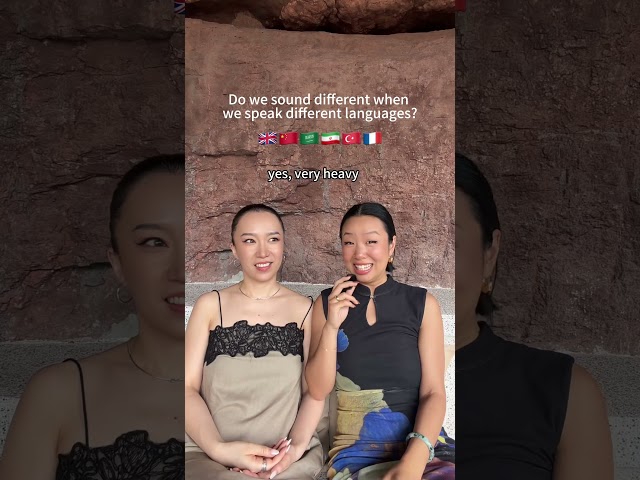 Do you have different personalities and voices when you speak different languages? #languagelearning