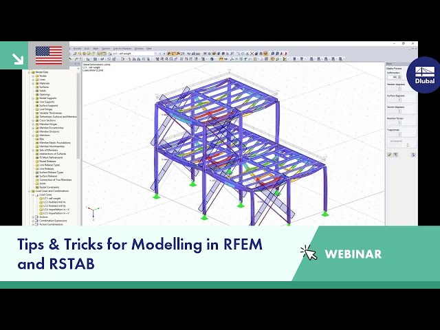 Webinar: Tips & Tricks for Modelling in RFEM and RSTAB