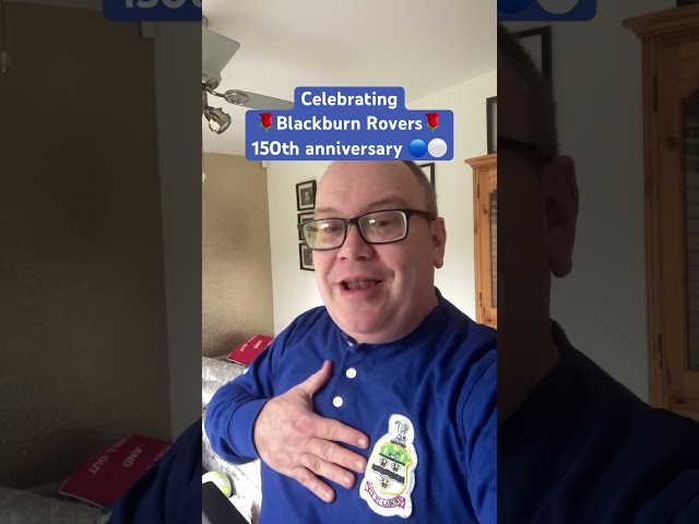 Celebrating Blackburn Rovers 150th anniversary #150YearsOfBlueAndWhite #onthisday #Rovers150 #rovers