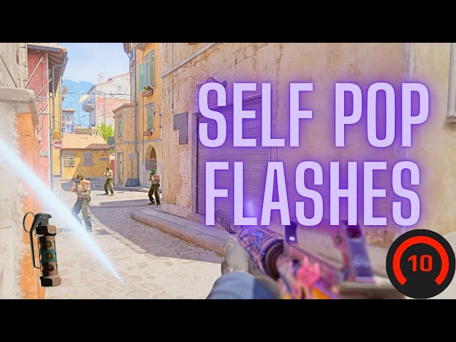 CS2 Inferno: 10 Self Pop Flashes