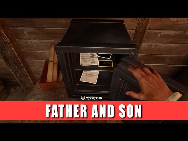 Father and Son Safe Indiana Jones and the Great Circle Code Combination