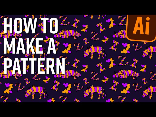 How To Make A Pattern in Adobe Illustrator