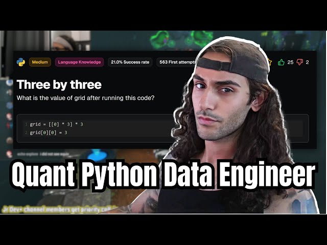 A cracked Python dev called in.