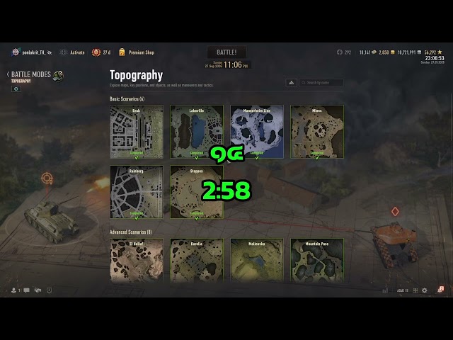 Morse Code in World of Tanks : Topographic mode ( after Battle) Soundtrack