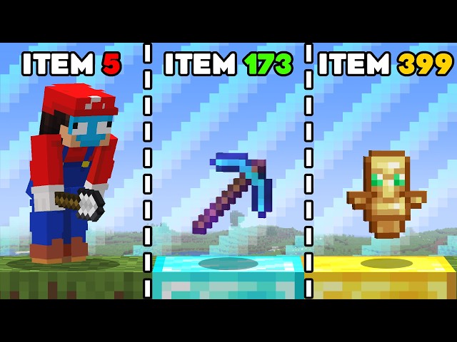 Collect a Unique Item, the Border Expands in Minecraft...