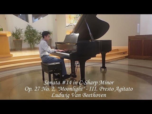 Moonlight Sonata 3rd Movement: Full Recital Fury (Beethoven!)