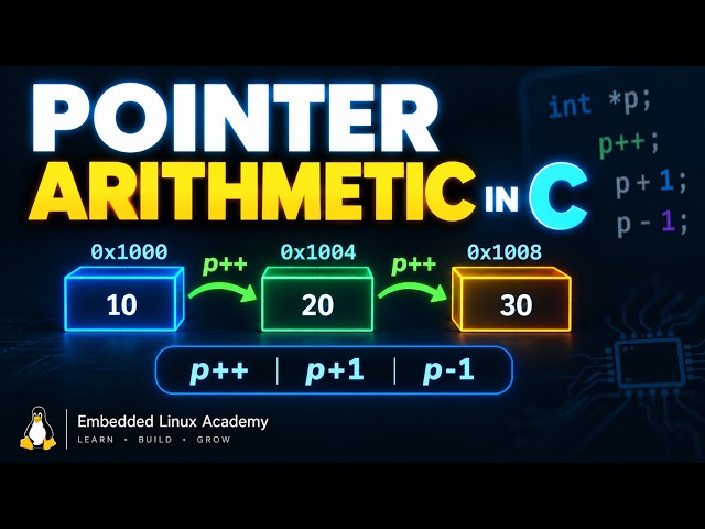 Pointer Arithmetic in C — Explained With Memory