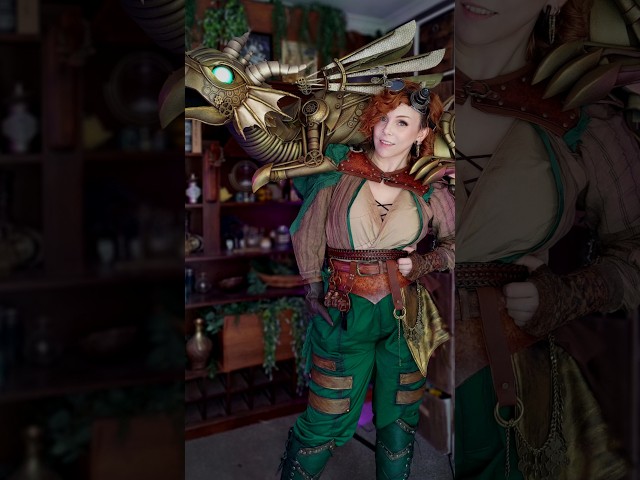 Making a Steampunk Dragon Puppet