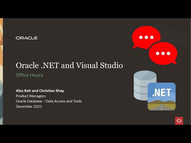 Developing Oracle Database with .NET 10, EF Core 10, Spatial Data, AWS and GCP Providers, and More