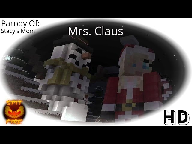 Mrs. Claus Song Minecraft Machinima - Minecraft Music Video Parody