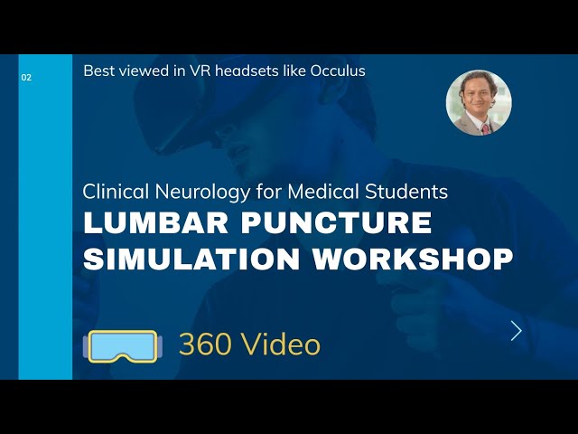 Lumbar Puncture | LP | Clinical Simulation | M3 Medical Students 360 3D
