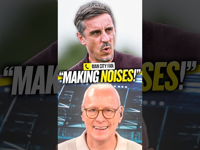 This Man City fan wasn't impressed with Gary Neville's commentary on the weekend! 📞😬