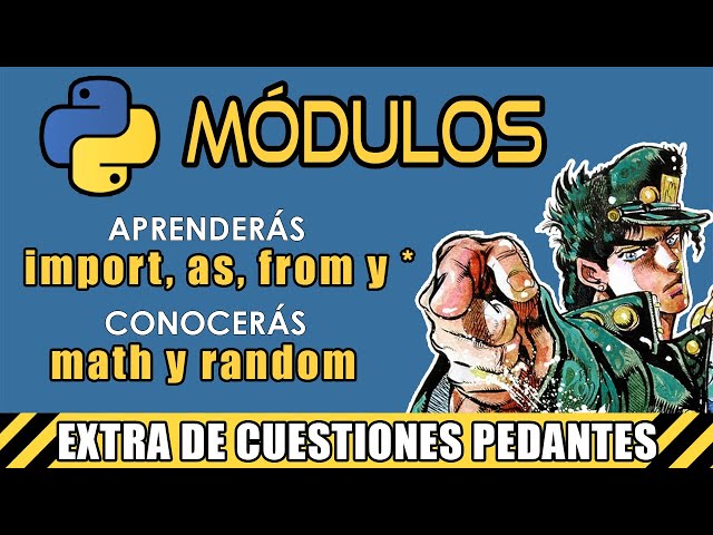 PYTHON MODULES in 9 minutes: import, from, as, namespace, math, random and more