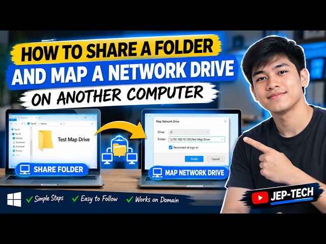 How to Map a Network Drive in Windows | Access Shared Folders Easily