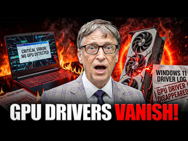 Windows 11 JUST BROKE Gaming Laptops — GPU Drivers Are DISAPPEARING!
