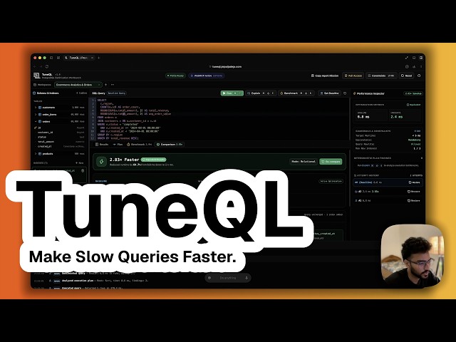 TuneQL - PostgreSQL Query Optimization, ft. WebMCP