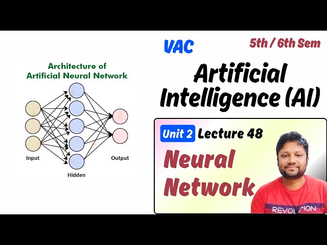 Artificial Intelligence | VAC | 5th/6th Semester | Neural Network in AI | Layers | Lecture 48