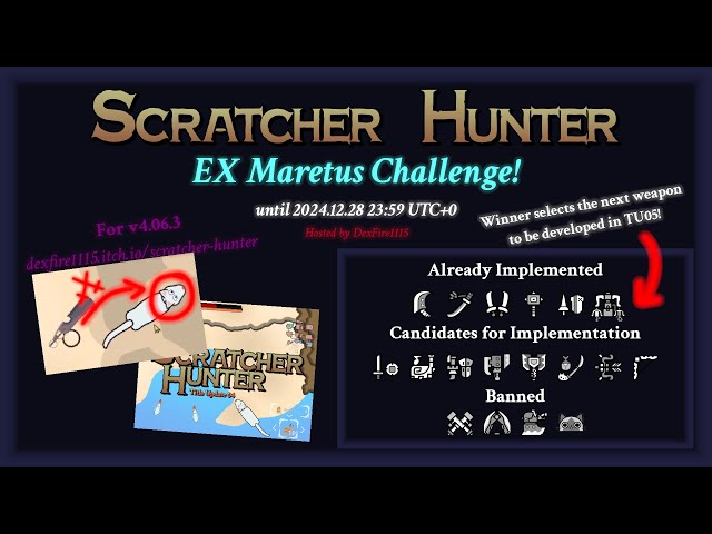 Scratcher Hunter EX Maretus Challenge!