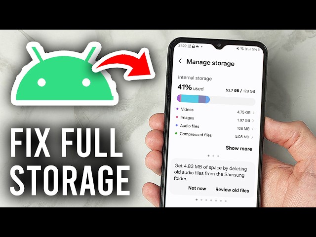 How To Fix Internal Storage Full On Android - Tutorial