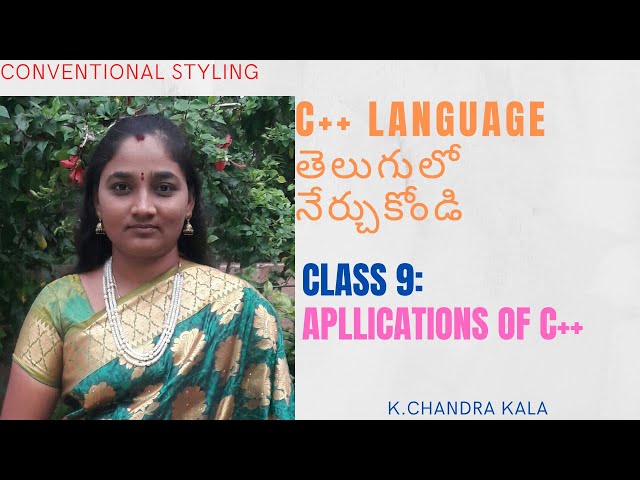 Applications Of Cpp || Applications Of Cpp In  Both Telugu And English || Telugu Scit Tutorials