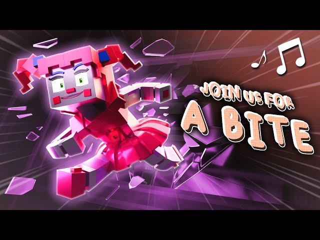 "JOIN US FOR A BITE" 🎵 FNAF Minecraft Music Video 🎵