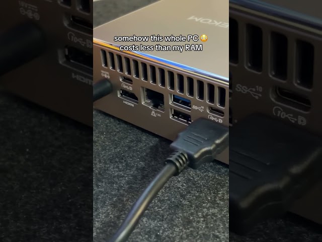 School, work (or very lite gaming) this mini PC has your back #geekomminipc #minipc #portablepc