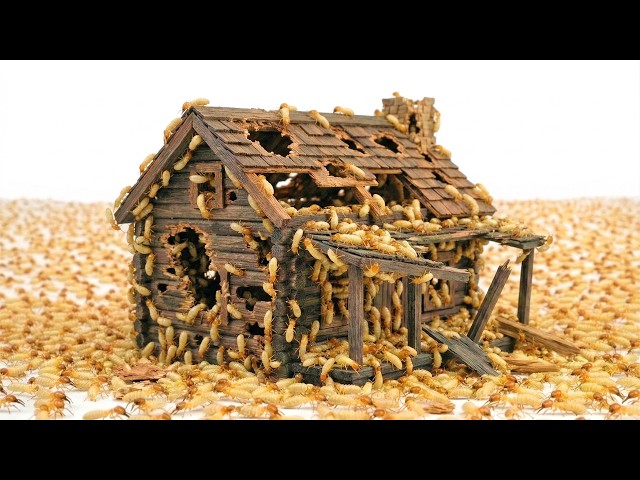 1,000 Termites vs. House
