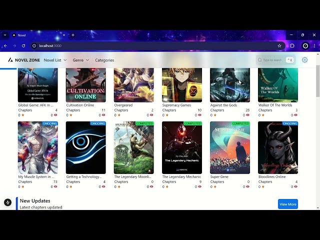 Lab Nextjs - Demo Video Novel Zone 23-12-2024 | #nextjs #reactjs #javascript #programming #nodejs
