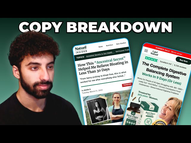 FULL Ecommerce Advertorial Copywriting Breakdown