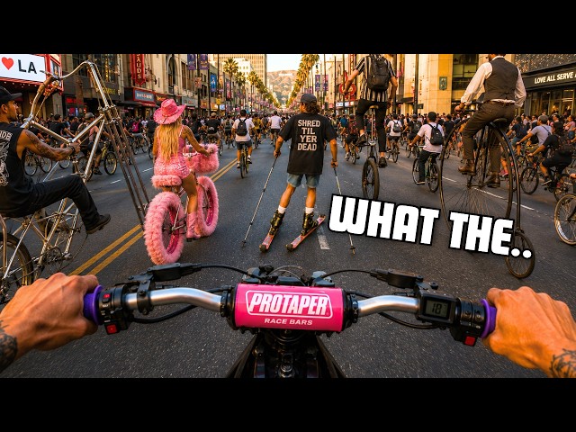 They SHUT DOWN the streets of LOS ANGELES so we could ride for the day! (CicLAvia 2026)
