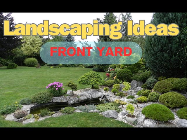 20 Landscaping Ideas with Rocks. Front yard and Backyard - P2