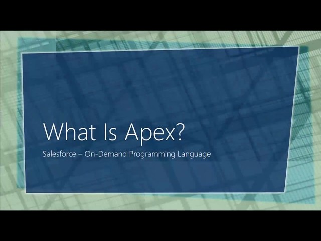 What is Apex Programming Language?