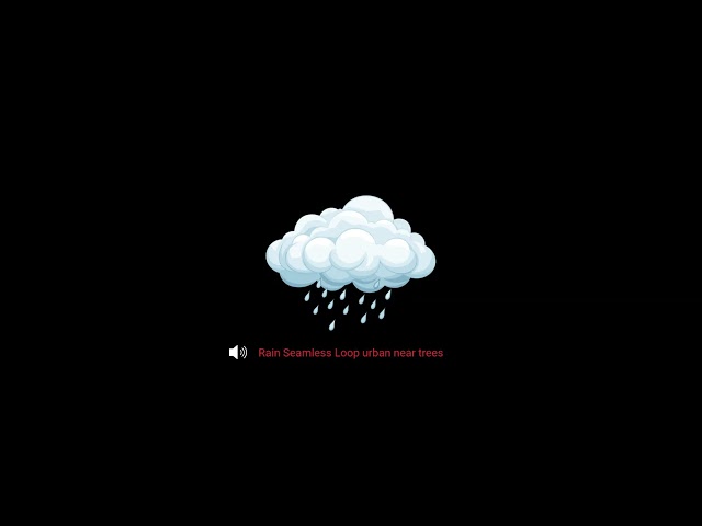 Urban Rain & Trees Ambient Loop | Free Game Audio Asset