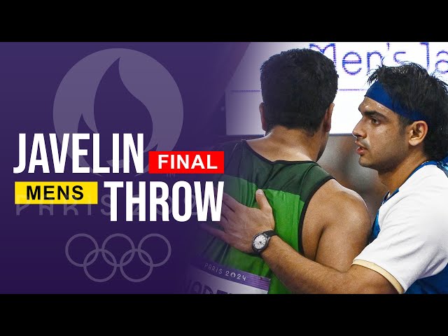 Javelin Throw Final Paris 2024 Olympics 🥇 Arshad Nadeem 🥈 Neeraj Chopra