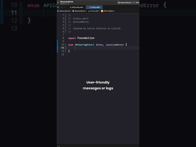 Swift Error Protocols Explained #swift #coding #swiftui