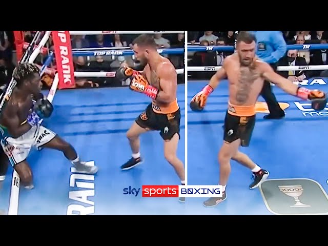 Lomachenko pauses mid-fight to plead with Commey's corner to stop the bout