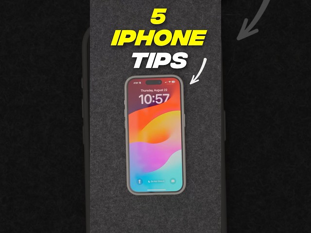 5 iPhone tips that are actually useful.